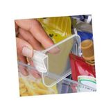 Yakestore Buzdolabı Raf Ayracı Raf Düzenleyici Yumurtalık Ayırıcı Şişe Kutu Bardak Ayracı 10 Adet - 0 Siyah - Option-1