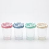 Yakestore Kaşıklı Şeffaf Kilitli Tekli Baharatlık Pp Plastik Pul Biber Kekik Baharat Kabı Kapaklı Mutfak Baharatlık Saklama Kabı 1 Adet (Asorti Renk) (500 M) - 0 Siyah - Option-1