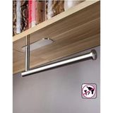 Yakestore Kendinden Yapışkanlı Kağıt Havluluk Krom - Ahşap