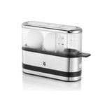Yakestore Kitchenminis Çelik 2'li Gümüş Yumurta Pişirme Makinesi - Ahşap - Ceviz