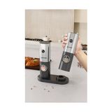 Yakestore Pilli LED Işıklı Tuz ve Karabiber Öğütücü Ikili Set - Acı Kahve - Option-1
