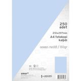 Yakestore Umur A4 Renkli Fotokopi Kağıdı, Ocean, 250 Yaprak - Option-1 - 00-Siyah - Beyaz