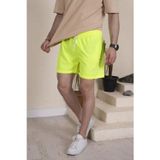 Yakestore YAKE STORE Erkek Deniz Şortu Fermuarlı Cepli File Astarlı - Neon Yeşili - Neon Yeşili