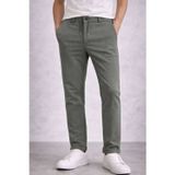Yakestore YAKE STORE Erkek Diagonel Mikro Dokulu Duble Paça Cepli Pantolon Bağcıklı Bel, Modern Kesim - Haki - Haki