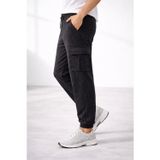 Yakestore Yake Store Erkek Jogger Eşofman Altı Regular Fit , Kargo Cepli, Lastikli Paça, Günlük Spor Pantolon - Füme - Füme