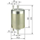 YAKIT FILTRESI MERCEDES M166 W168 W414