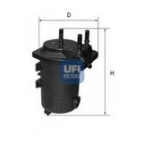 YAKIT FILTRESI RENAULT CLIO II 01-06 SYMBOL 01-09 NISSAN NOTE 06- MICRA III 03-10 1.5 dCI K9K DELIKLI - UFI 24.052.00