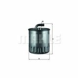 Yakıt Fıltresı W203 02-07 Cl203 02-08 S203 01-07 C209 02-09 W463 01- Mahle Kl179