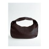 yako Milano Örgü Desen Kadın Omuz Çantası(En;51 cm*Boy;30 cm)