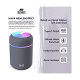 Yakuppolt Ultrasonik Hava Nemlendirici Buhar Makinası Bebek Çocuk Odaları Için Humidifer 7 Renk Rgb Işıklı - Lacivert