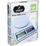 Yakut Dijital Hassas Terazi 10 kg Kapasiteli Beyaz Renkli Bozuk Para Sayma Fonksiyonu