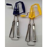 Yakut İthalat Egg Beater Plastik Saplı Paslanmaz Çelik Elle Çevirmeli Manuel Çırpıcı D-7