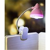 Yakut Knitex Mini Mandallı Kitap Okuma Lambası Pembe Renkli LED Aydınlatma ile Kullanışlı ve Modern - Kahverengi