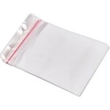 Yakutsan 500 Adet Şeffaf Yapışkanlı Delikli Poşet - Opp Kendinden Yapışkanlı Parlak Poşet Delikli 30X35 cm