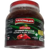 Yalçınkaya Antepgün Acı Biber Salçası 1600 gr Türkiye Menşeli Lezzetli Sos - 1,60 kg