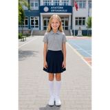 Yalçınoğlu Kids Kız Çocuk Premium Okul Polo Yaka %100 Pamuk Tişört Kısa Kol 8-16 Yaş | Çocuk Okul Forması Polo Yaka Basic Tişört | Kız Çocuk Okul Tişörtü Yumuşak Dokulu Nefes Alan Kumaş Rahat Kalıp Günlük