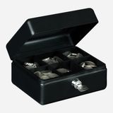 Yale 15x11.5x8 cm Küçük Boy Taşınabilir Siyah Mekanik Bozuk Para Kasası
