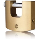 Yale 90 Mm Oval Kayar Pimli Pirinç Asma Kilit