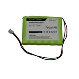 Yale Alarm Kontrol Panelleri ile Uyumlu Yedek Pil, HSA6300 Aile Alarm Kontrol P, Parça No 802306063H2, GP60AAAH6BMJ, GP60AAS4BMX, HSA3800, HSA6300, HSA6400, 7.2V 700mAh / 5.04Wh ile uyumludur