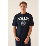Yale Book Lacivert Erkek T-Shirt