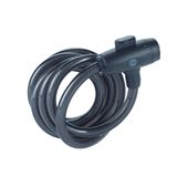 Yale Essential Güvenlikli Anahtarlı Kablolu Kilit 12 mm, YCK0/12/200/2, 150 mm, Örgü Çelik, 2 Anahtar Dahildir, Tuzlu Su Püskürtme Testinde 96 Saat Dayanıklılık, Bisiklete Monte Edilebilir