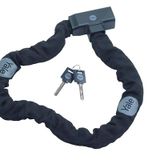 Yale Essential Güvenlikli Anahtarlı Zincir 900 mm, YCHK0/8/90/2, 900 mm, Çinko Alaşım, 2 Anahtar Dahildir, Tuzlu Su Püskürtme Testinde 96 Saat Dayanıklılık, Çok Yönlü Kilitleme Seçenekleri