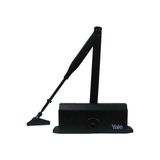 Yale Kapı Hidroliği 300 Serisi Dar Tip Montaj Ayarlı (2-4 Numara) Siyah