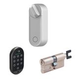 Yale Linus L2 Akıllı Kilit Gümüş Ayarlanabilir Silindir Parmak İzi Okuyucu - 3'lü Bundle Seti