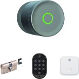 Yale Linus L2 Lite Akıllı Kilit Seti Gümüş Linus, Barel, Parmak Izli Tuş Takımı ve Wi-Fi Köprüsü