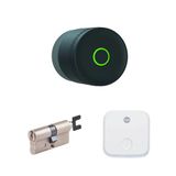 Yale Linus L2 Lite Akıllı Kilit Seti Siyah Barel ve Wi-Fi Köprüsü