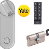Yale Linus® Set - Akıllı Kilit L2 Gümüş, Ayarlanabilir Silindir ve Akıllı Tuş Takımı