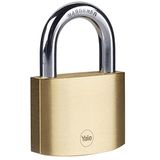 Yale Y110B/60/132/1 - Pirinç Asma Kilit 60mm - Standart Koruma - Sertleştirilmiş Çelik Halka - Çift Kilitleme - 3 Anahtar