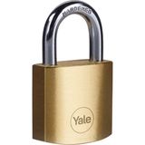 Yale Yale Pirinç Asma Kilit 30 mm Çift Yönlü Gümüş - Beyaz 1 Adet