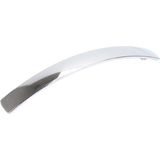 Yalı 128 mm Kulp Metal Mobilya Çekmece Dolabı Mutfak Dolap Kulpları Kapak Kulbu Kulpu (10 Adet) - Krom