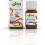 Yalın Vital Argan Yağı 20 ml | %100 Saf ve Doğal Soğuk Sıkım ( Cam Damlalık Hediyeli )