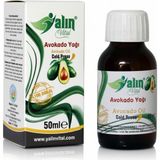 Yalın Vital Avokado Yağı 50 ml | %100 Saf ve Doğal Soğuk Sıkım ( Cam Damlalık Hediyeli )