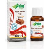 Yalın Vital Keten Tohumu Yağı 30 ml | %100 Saf ve Doğal Soğuk Sıkım ( Cam Damlalık Hediyeli )