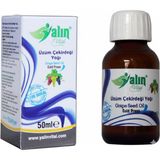 Yalın Vital Üzüm Çekirdeği Yağı 50 ml | %100 Saf ve Doğal Soğuk Sıkım ( Cam Damlalık Hediyeli )