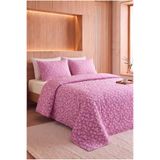 YALITEKS HOME Papatya Desenli Kapitone Çift Kişilik Pike Seti | 1 Adet Pike 200x230 cm, 2 adet Yastık Kılıfı 50x70 cm | Yumuşak, Pamuklu Set