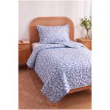 YALITEKS HOME Papatya Desenli Kapitone Tek Kişilik Pike Seti | 1 Adet Pike 160x230 cm, 1 adet Yastık Kılıfı 50x70 cm | Yumuşak, Pamuklu Set