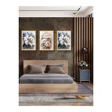 Yalova Shop Dekoratif Yağlıboya 3 Lü Tablo Seti 40 X 60 Cm