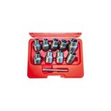 Yama YAHBLS1209 9 Parça 1/2’’ Crmo Yıpranmış Cıvata ve Bozuk Somun Sökme Lokma Takımı - Gri