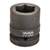 Yama YAHLM132 1’’ 32MM Crmo Metrik Lokma - Siyah