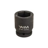 Yama YAHLM3433 3/4’’ 33MM Crmo Metrik Lokma - Siyah