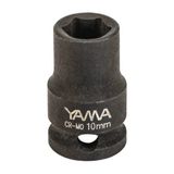 Yama YAHLM3807 3/8’’ 7mm Crmo Metrik Lokma - Siyah
