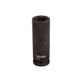 Yama YAHLU1221 1/2’’ 21MM Crmo Uzun Metrik Lokma - Siyah