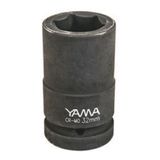 Yama YAHLU160 1’’ 60MM Crmo Uzun Metrik Lokma - Siyah