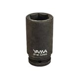 Yama YAHLU3424 3/4’’ 24MM Crmo Uzun Metrik Lokma - Siyah
