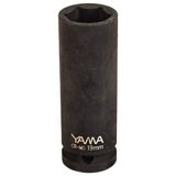 Yama YAHLU3808 3/8’’ 8mm Crmo Uzun Metrik Lokma - Siyah