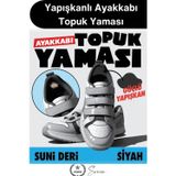 #YamaBandı Ayakkabı Topuk Yaması Yapışkanlı Tamir Bandı Siyah 4 Adet Spor Sneaker Klasik Bot Çocuk Y